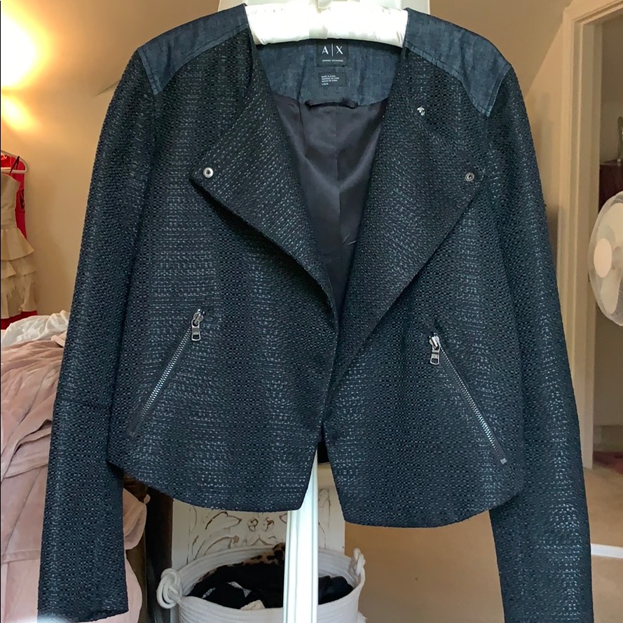 Brand New Armani Exchange Cropped Jacket